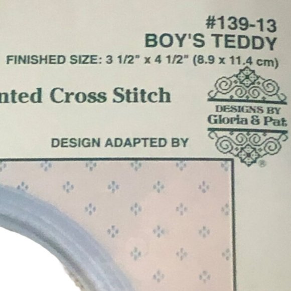 Janlynn Precious Bears Boy's Teddy Counted Cross Stitch Kit 139-13 Granny Core - Picture 5 of 5